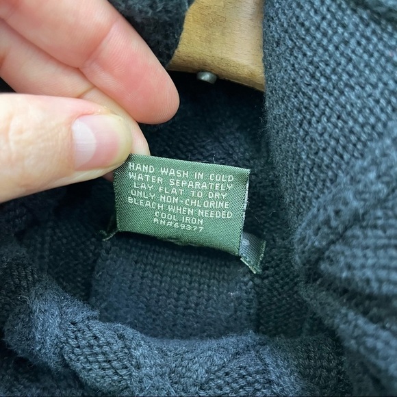 Vintage Great Northwest Ribbed Cowl Neck Sweater - Picture 5 of 6